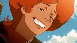 shingeki_no_bahamut_genesis-01-favaro-hero-protagonist-bounty_hunter-smile-smug-looking_down-red_hair-afro